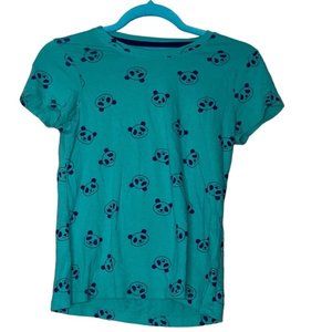 Women’s Panda Shirt Blue Sz L